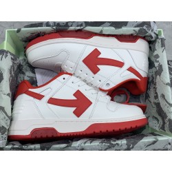 GT Off White Out Of Office OOO White Red OMIA189S22LEA0010125