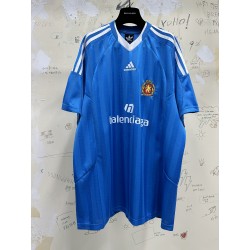 GT Balenciaga Adidas Soccer Jersey Blue 723663TNV131000