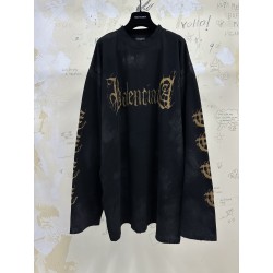 GT Balenciaga Heavy Metal Faded Long Sleeve T-shirt 739783TOVE11055