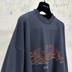 GT Balenciaga 1917 Tee Long Sleeve T-Shirt Black