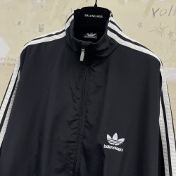 GT Balenciaga Adidas Tracksuit Jacket in Black 712280TMV151000