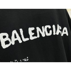 GT Balenciaga Hand Drawn Balenciaga T-Shirt Tee 641675TOVO51070