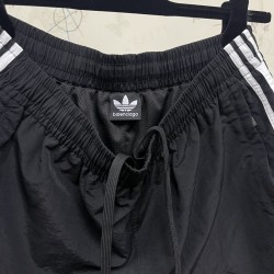 GT Balenciaga Adidas Large Shorts Black White