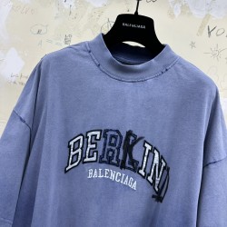 GT Balenciaga Berkind Be Kind T-Shirt Tee Blue