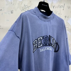 GT Balenciaga Berkind Be Kind T-Shirt Tee Blue