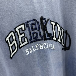 GT Balenciaga Berkind Be Kind T-Shirt Tee Blue