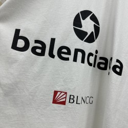 GT Balenciaga Top League T-Shirt Tee White 770919TPVE99000