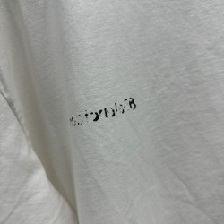 GT Balenciaga BB Ink Splatter T-Shirt Tee White