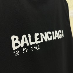 GT Balenciaga Logo Ink Splatter Tank Top Black 697880TMVM31070