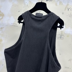 GT Balenciaga Paris By Day Tank Top Black