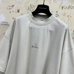 GT Balenciaga JE T'AIME T-Shirt Tee White