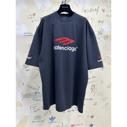 GT Balenciaga 3B Sports Icon T-ShirtTee Black