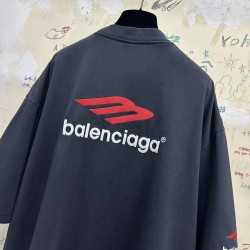 GT Balenciaga 3B Sports Icon T-ShirtTee Black