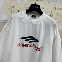 GT Balenciaga 3B Sports Icon T-ShirtTee White 764235TPVD79065