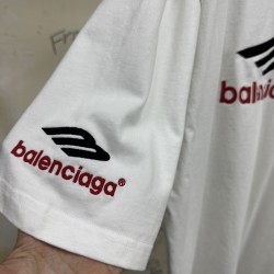 GT Balenciaga 3B Sports Icon T-ShirtTee White 764235TPVD79065