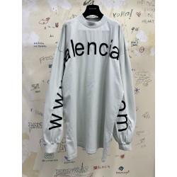 GT Balenciaga Bal.com Long Sleeve T-Shirt White