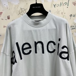 GT Balenciaga Bal.com Long Sleeve T-Shirt White