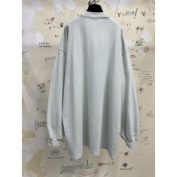 GT Balenciaga Bal.com Long Sleeve T-Shirt White