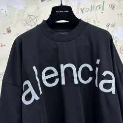 GT Balenciaga Bal.com Long Sleeve T-Shirt Black 739027TOVO18151