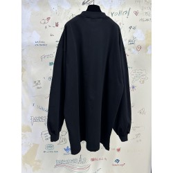 GT Balenciaga Bal.com Long Sleeve T-Shirt Black 739027TOVO18151