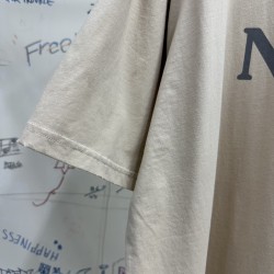 GT Balenciaga Nice Be Nice T-Shirt Tee Beige