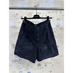 GT Balenciaga Washed Cotton Shorts 746516TKP27