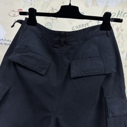 GT Balenciaga Washed Cotton Shorts 746516TKP27