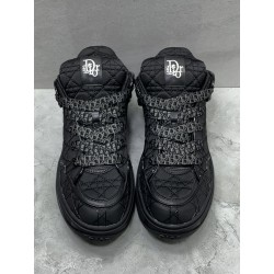 GT Dior ERL B9S Skater Black Quilted Cannage Calfskin 3SN288ZTT_H900