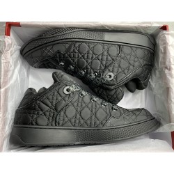 GT Dior ERL B9S Skater Black Quilted Cannage Calfskin 3SN288ZTT_H900