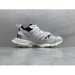 GT Balenciaga Track Sock Sneaker White Black Knit 736330W3SKC9010