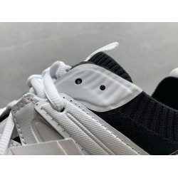 GT Balenciaga Track Sock Sneaker White Black Knit 736330W3SKC9010