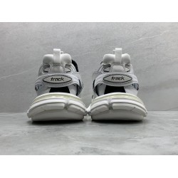 GT Balenciaga Track Sock Sneaker White Black Knit 736330W3SKC9010