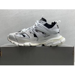 GT Balenciaga Track Sock Sneaker White Black Knit 736330W3SKC9010