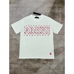 AMIRI T-shirt White WIth Red Logo