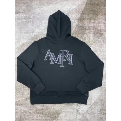 AMIRI Hoodies Black With Weave Logo