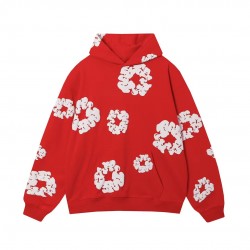 Denim Tears Hoodies Red