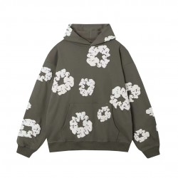 Denim Tears Hoodies Army Green