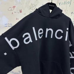 Balenciaga Hoodies With Big Logo