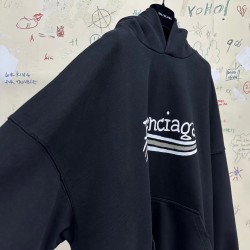 Balenciaga Hoodies Black