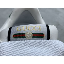 GT Gucci Screener Trainer With Web White 771457 AAC0S 9063