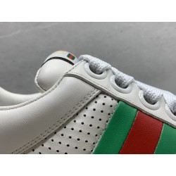 GT Gucci Screener Trainer With Web White 771457 AAC0S 9063