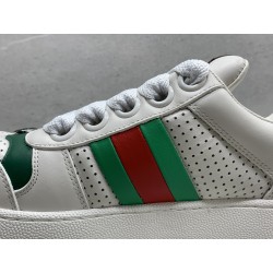 GT Gucci Screener Trainer With Web White 771457 AAC0S 9063