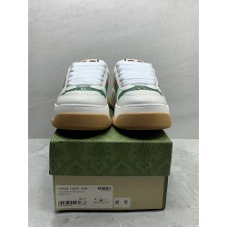 GT Gucci Screener Trainer With Web White 771457 AAC0S 9063