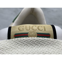 GT Gucci Screener Trainer With Web Beige