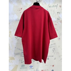 GT Balenciaga Red Tshirt With Disc Logo