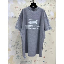 GT Balenciaga AI GENERATED Two Side Wear Tshirt  Grey