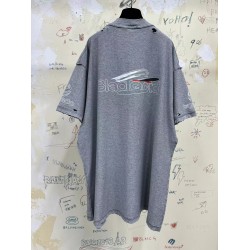 GT Balenciaga AI GENERATED Two Side Wear Tshirt  Grey