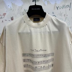 GT Balenciaga 24SS Music Note Tshirt