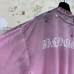 GT Balenciaga  Back Letter Vintage T-shirt