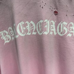 GT Balenciaga  Back Letter Vintage T-shirt